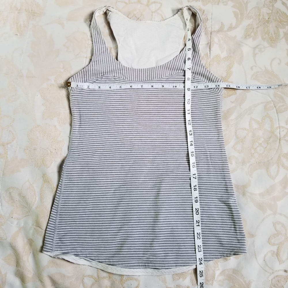 Lululemon Striped Sports Tank Top sz Small - Picture 3 of 6